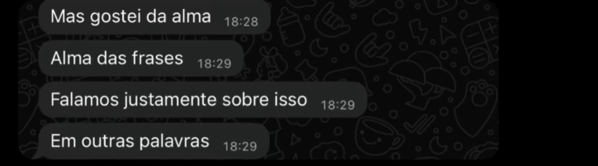 Print de depoimento de cliente